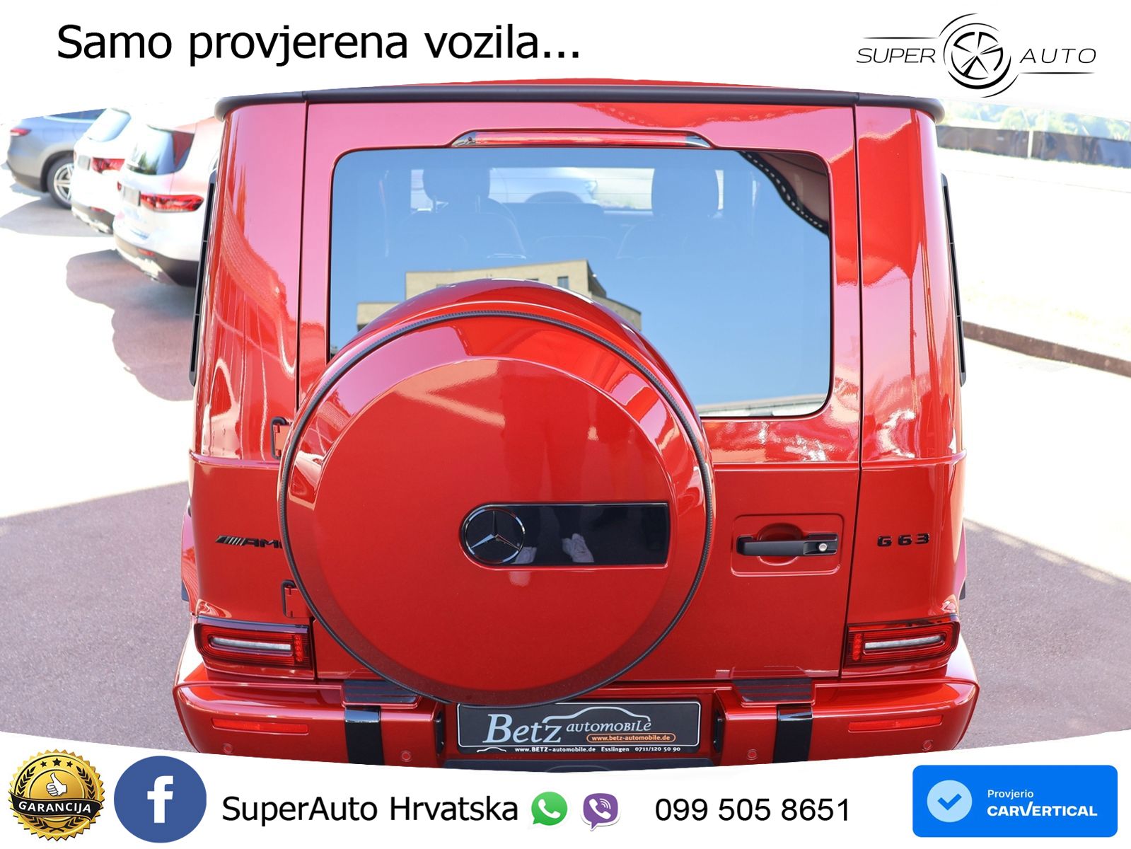 Mercedes AMG G 63 Long V8 (585 KS) 4MATIC 9G-TRONIC AMG SPEEDSHIFT PLUS LED+GR SJED+ACC