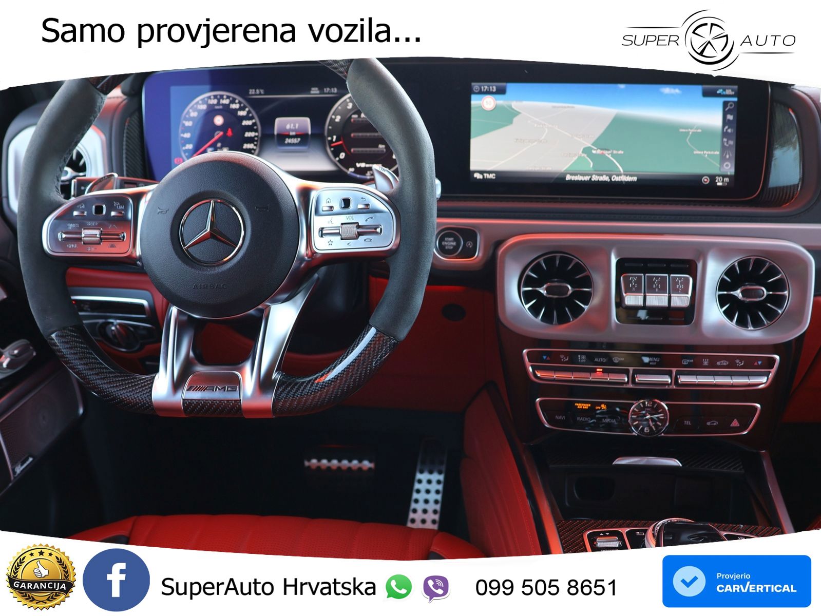 Mercedes AMG G 63 Long V8 (585 KS) 4MATIC 9G-TRONIC AMG SPEEDSHIFT PLUS LED+GR SJED+ACC
