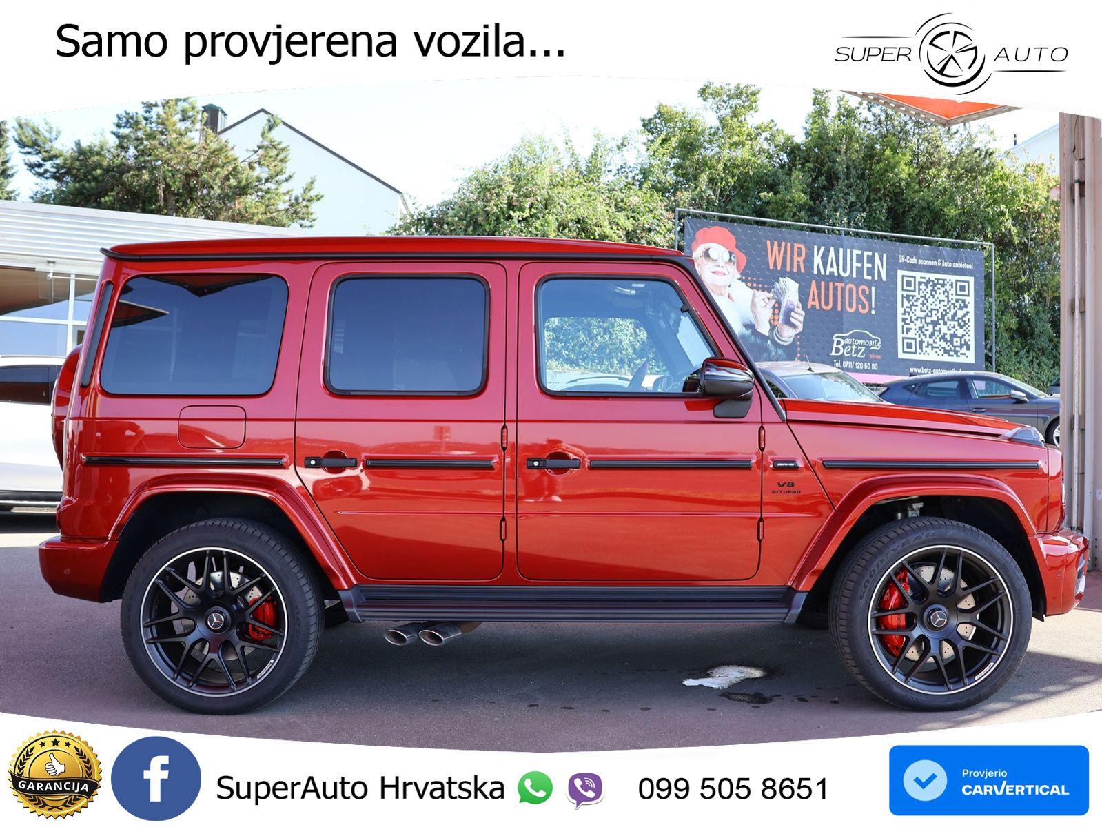 Mercedes AMG G 63 Long V8 (585 KS) 4MATIC 9G-TRONIC AMG SPEEDSHIFT PLUS LED+GR SJED+ACC