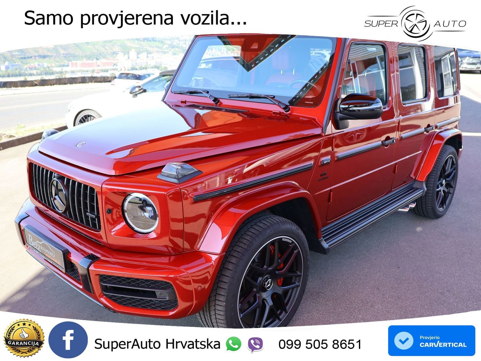 Mercedes AMG G 63 Long V8 (585 KS) 4MATIC 9G-TRONIC AMG SPEEDSHIFT PLUS LED+GR SJED+ACC