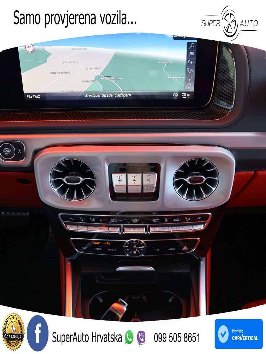 Mercedes AMG G 63 Long V8 (585 KS) 4MATIC 9G-TRONIC AMG SPEEDSHIFT PLUS LED+GR SJED+ACC