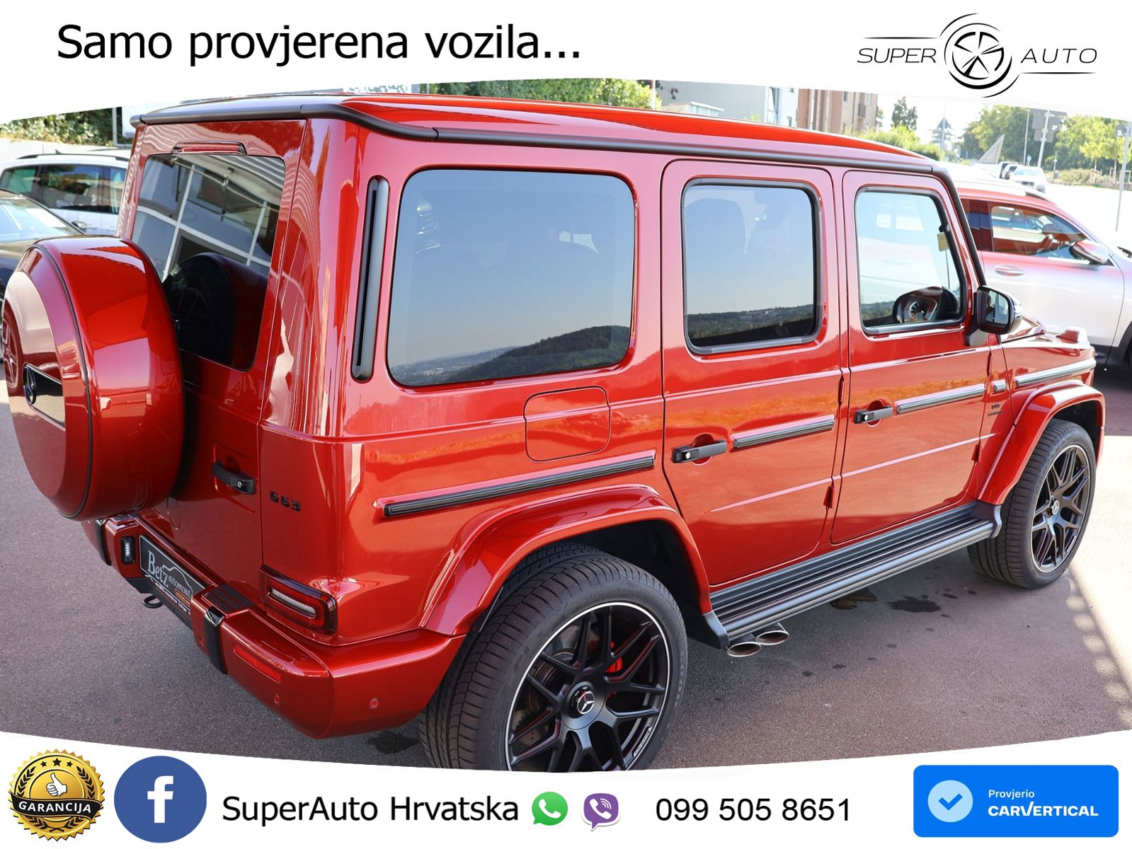 Mercedes AMG G 63 Long V8 (585 KS) 4MATIC 9G-TRONIC AMG SPEEDSHIFT PLUS LED+GR SJED+ACC