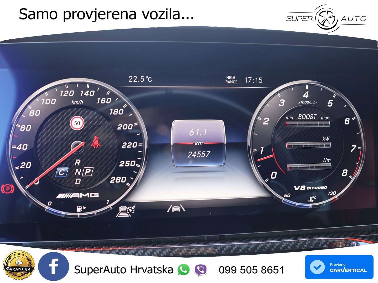 Mercedes AMG G 63 Long V8 (585 KS) 4MATIC 9G-TRONIC AMG SPEEDSHIFT PLUS LED+GR SJED+ACC
