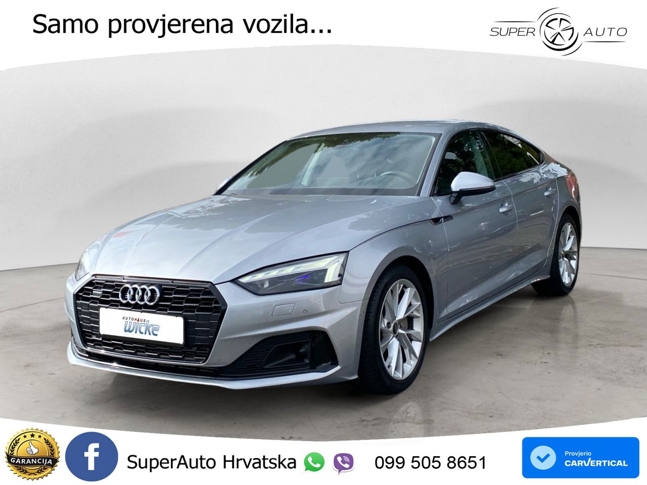 Audi A5 Sportback 45 TFSI (265 KS) quattro S tronic advanced LED+GR SJED+ACC