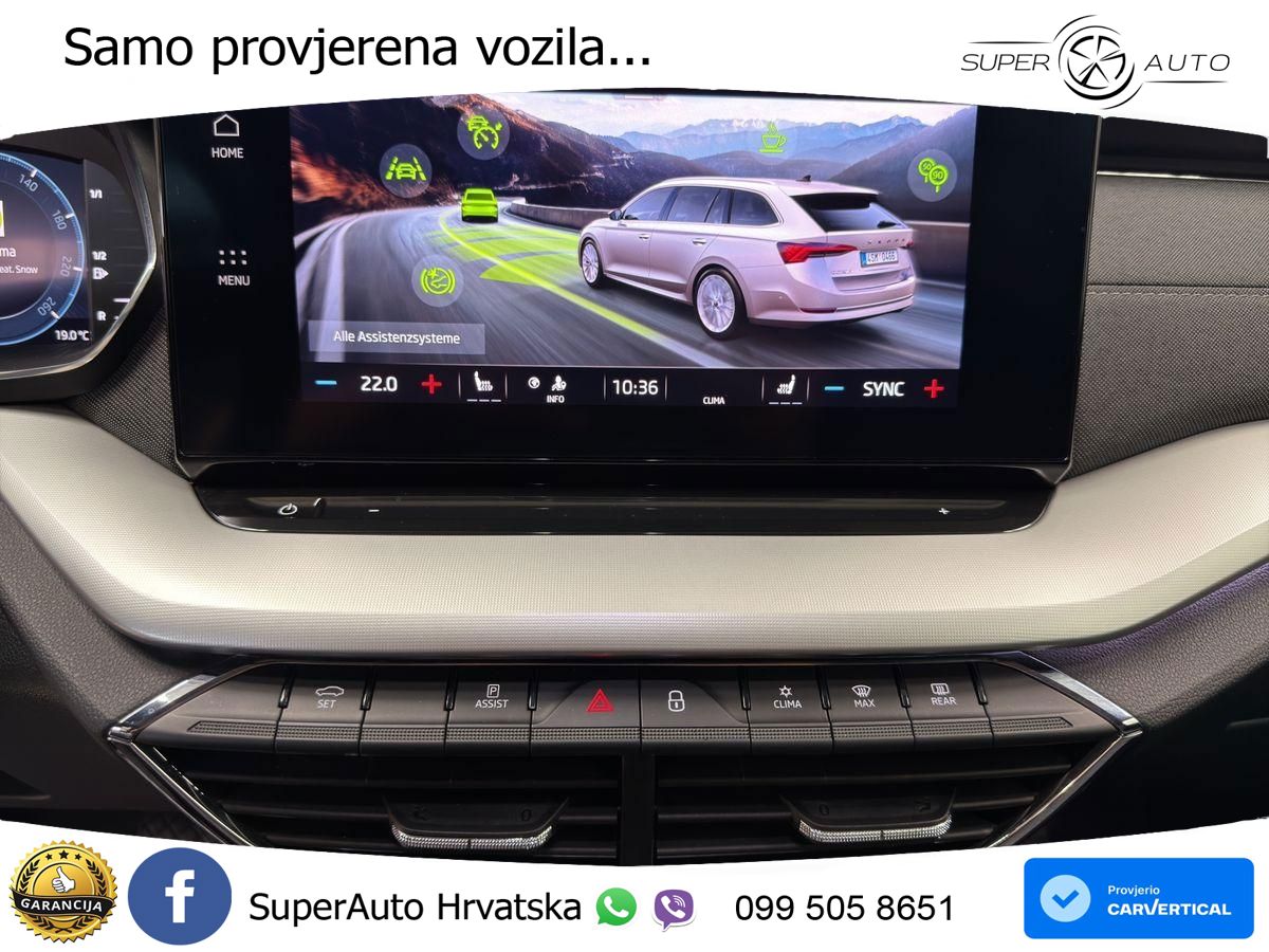 Škoda Octavia Combi 2.0 TDI (150 KS) DSG LED+GR SJED+ACC