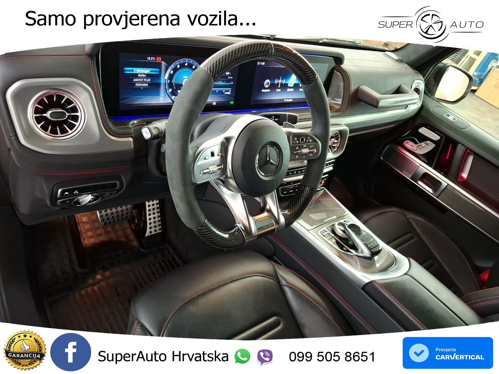 Mercedes G 500 Long V8 (422 KS) 4MATIC 9G-TRONIC AMG