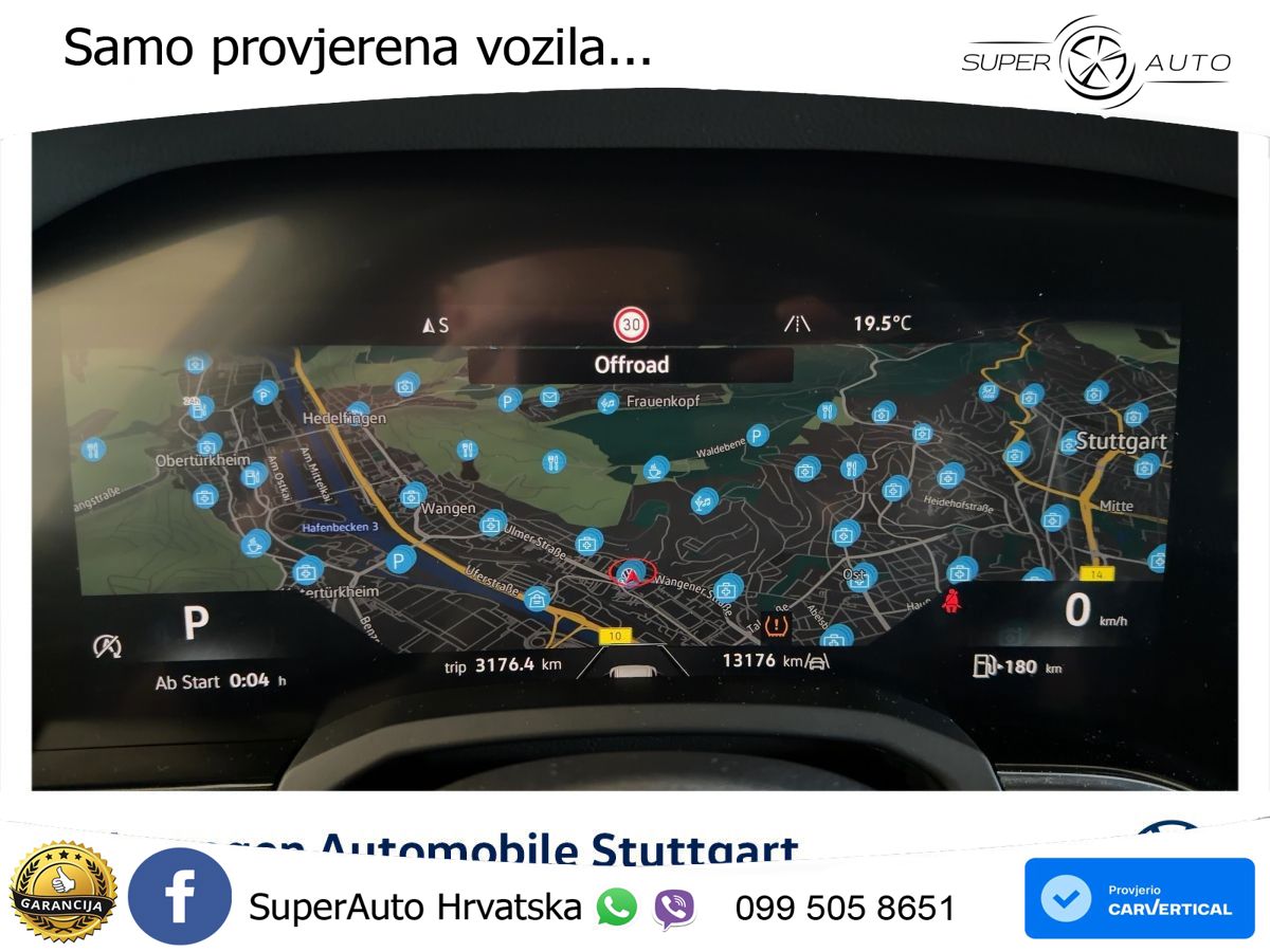 Volkswagen Touareg 3.0 V6 TDI (286 KS) 4MOTION Tiptronic ZRAČNI+ACC+GR SJED+KAM