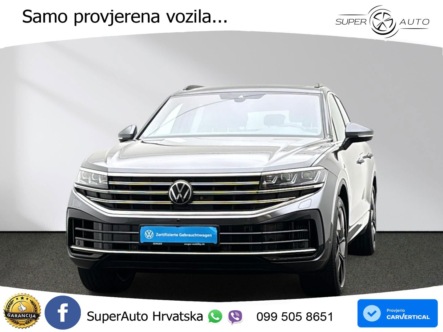 Volkswagen Touareg 3.0 V6 TFSI (381 KS) 4MOTION Tiptronic ZRAČNI+ACC+GR SJED+360+PANO