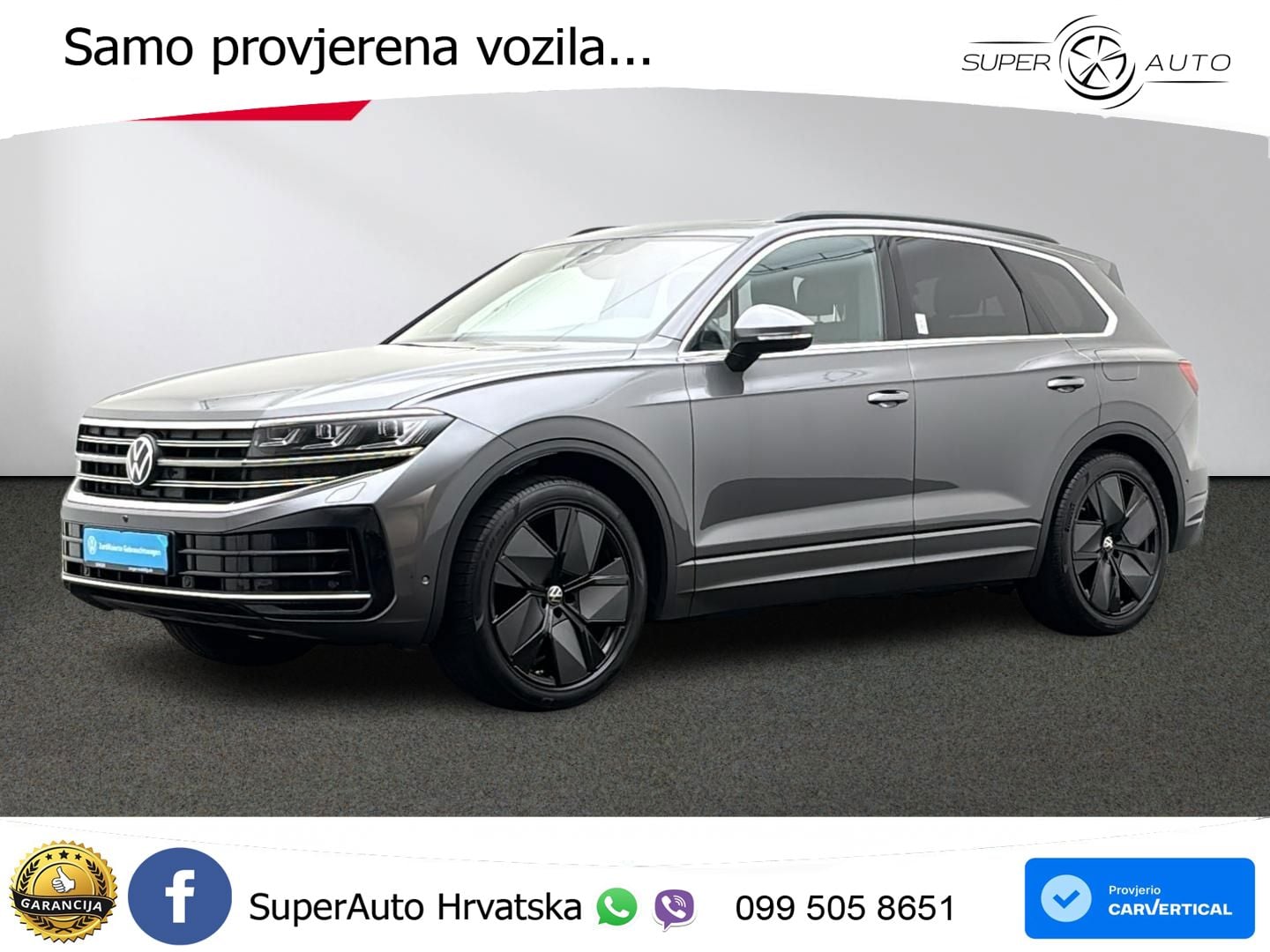 Volkswagen Touareg 3.0 V6 TFSI (381 KS) 4MOTION Tiptronic ZRAČNI+ACC+GR SJED+360+PANO