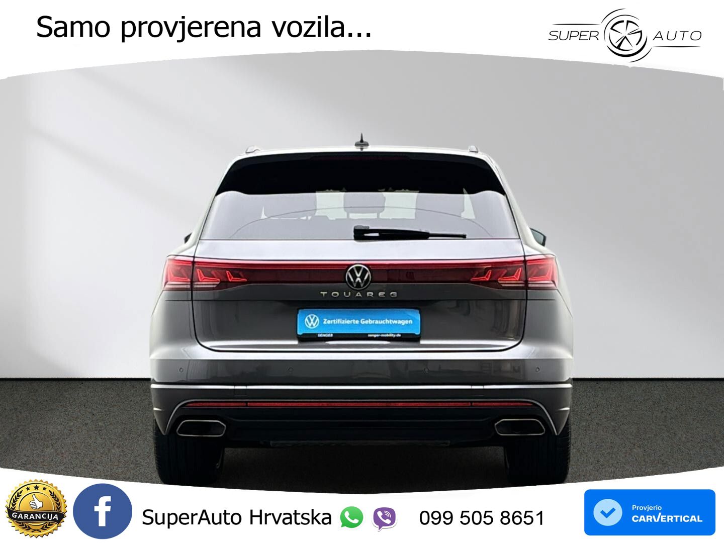 Volkswagen Touareg 3.0 V6 TFSI (381 KS) 4MOTION Tiptronic ZRAČNI+ACC+GR SJED+360+PANO
