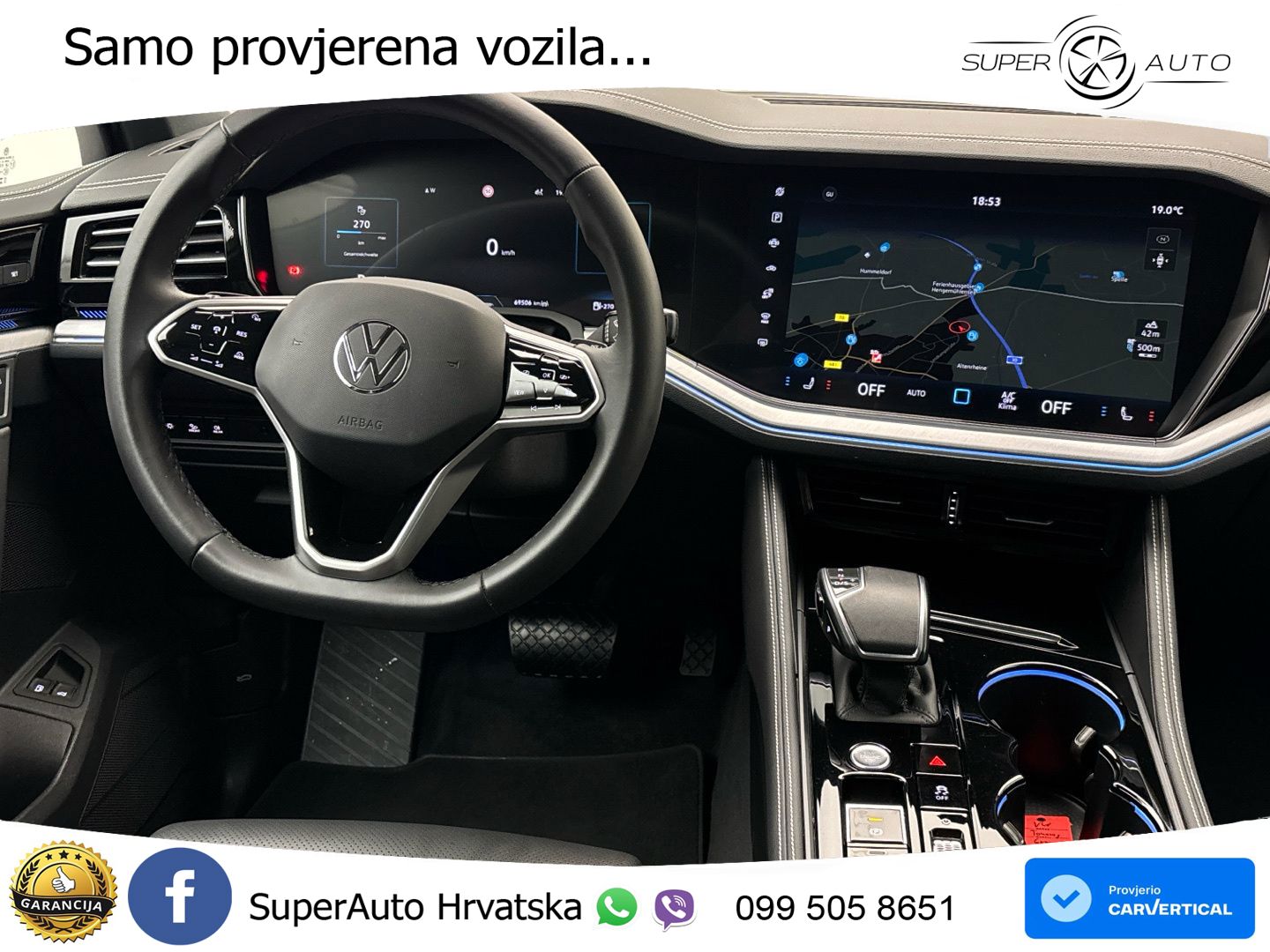 Volkswagen Touareg 3.0 V6 TFSI (381 KS) 4MOTION Tiptronic ZRAČNI+ACC+GR SJED+360+PANO