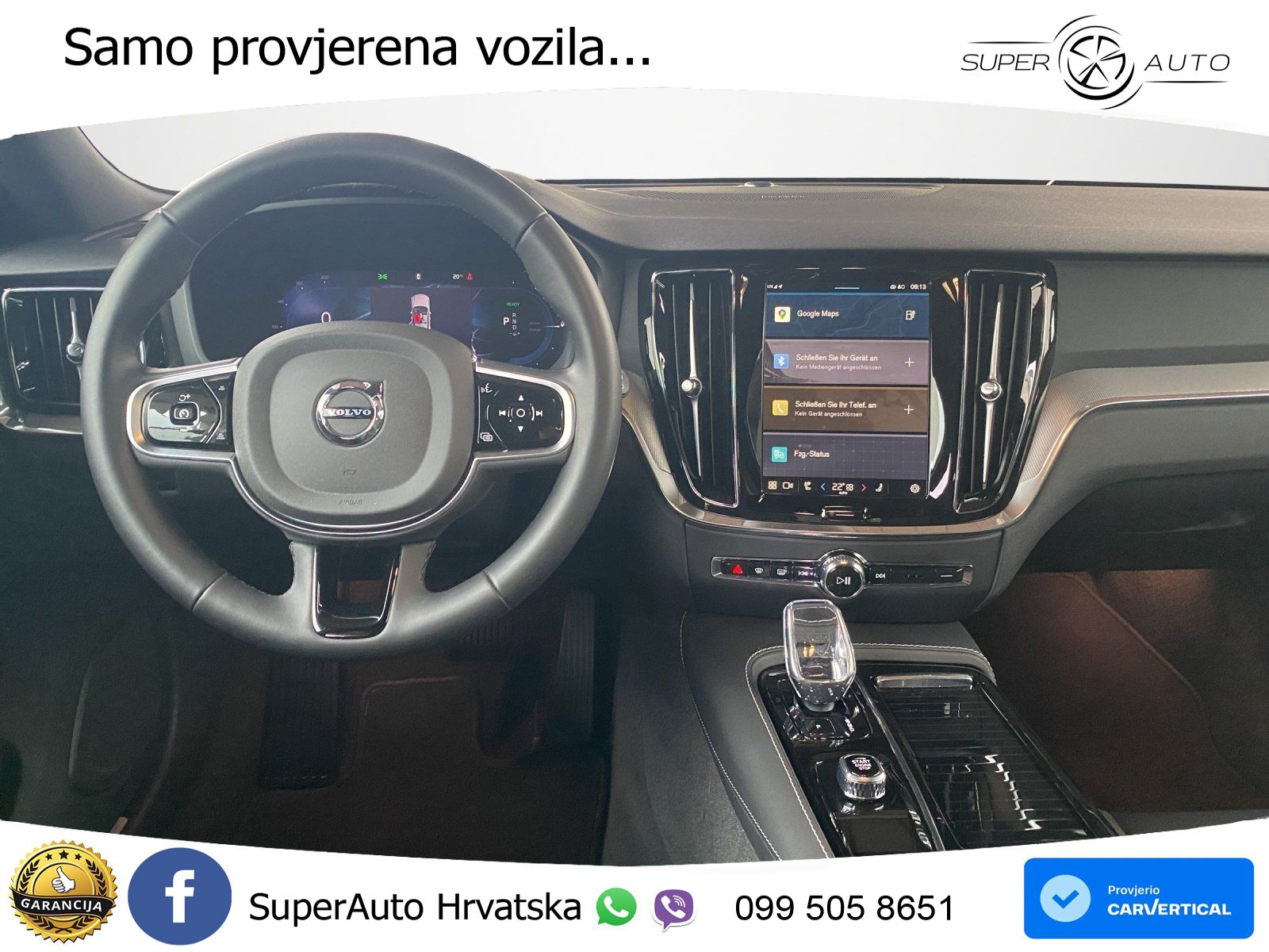 Volvo V60 2.0 T8 AWD Geartronic LED+GR SJED+ACC