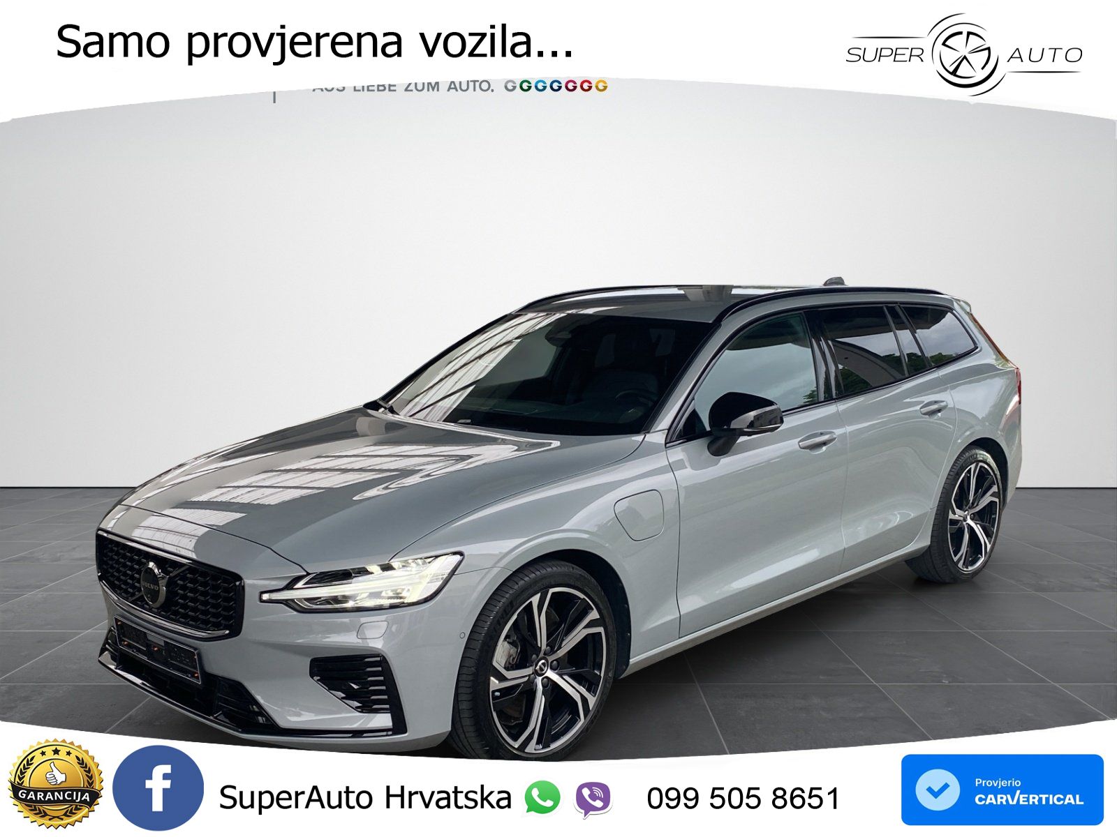 Volvo V60 2.0 T8 AWD Geartronic LED+GR SJED+ACC