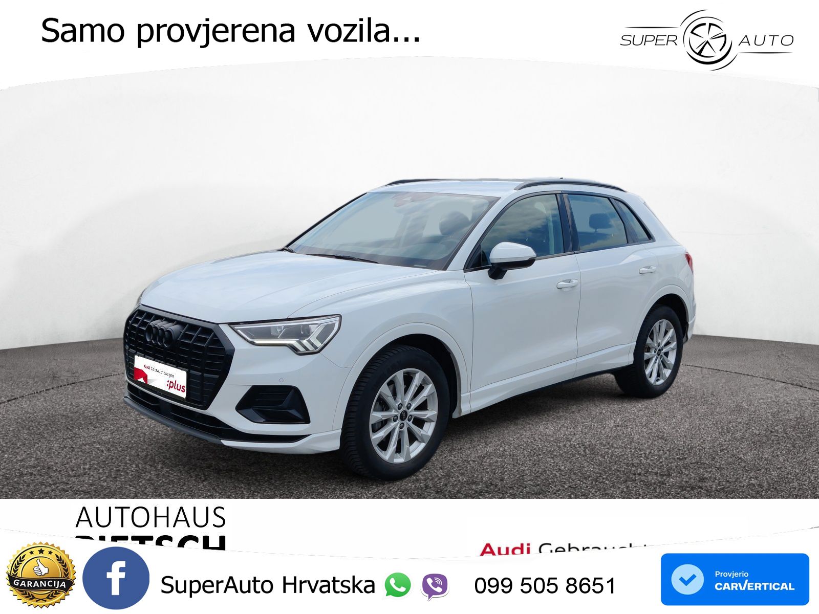 Audi Q3 35 TFSI (150 KS) S tronic advanced LED+GR SJED+ACC