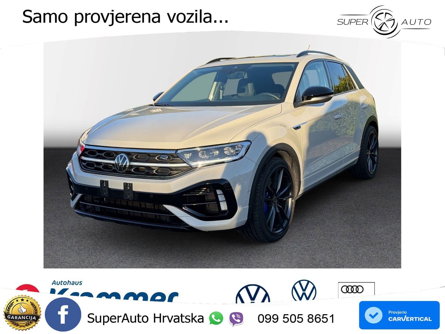 Volkswagen T-Roc I R 2.0 TSI (300 KS) OPF 4M DSG MATRIX+GR SJED+KAM