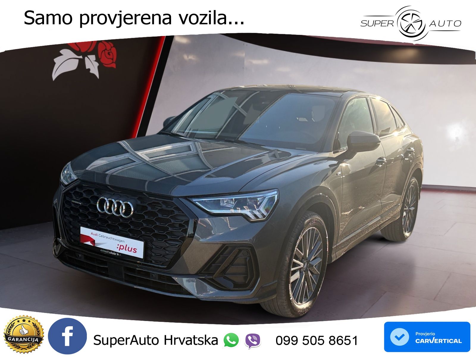 Audi Q3 Sportback 45 TFSI (230 KS) quattro S tronic S line