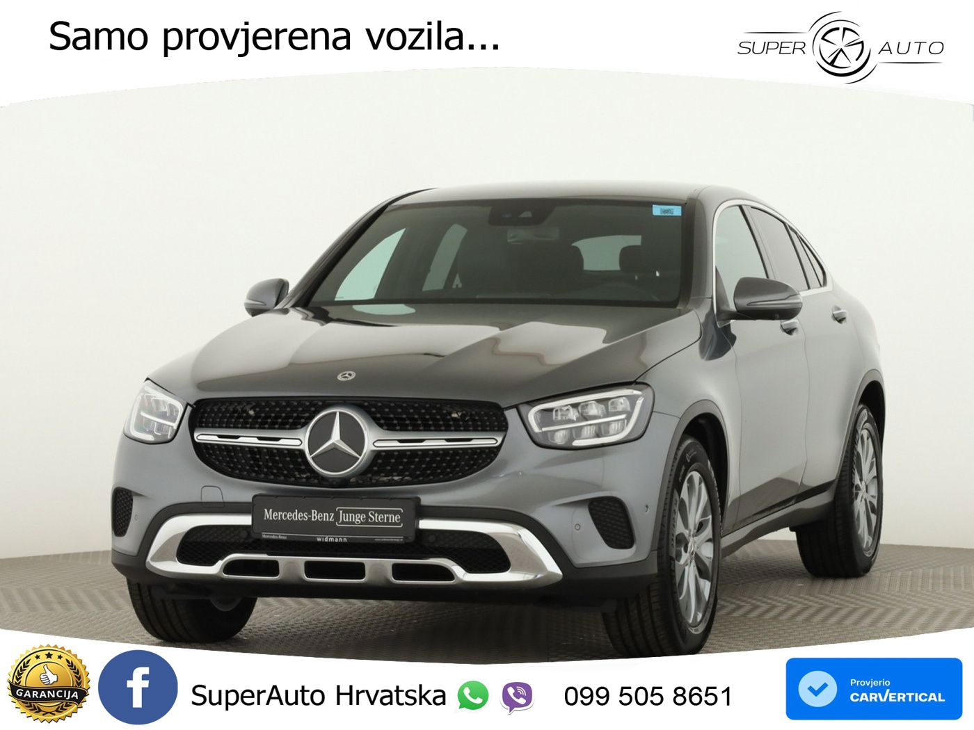 Mercedes GLC Coupe 220d (194 KS) 4MATIC G-TRONIC LED+GR SJED+ACC