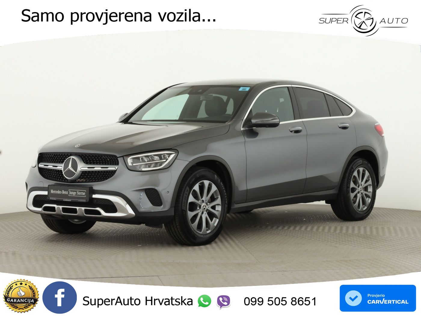 Mercedes GLC Coupe 220d (194 KS) 4MATIC G-TRONIC LED+GR SJED+ACC