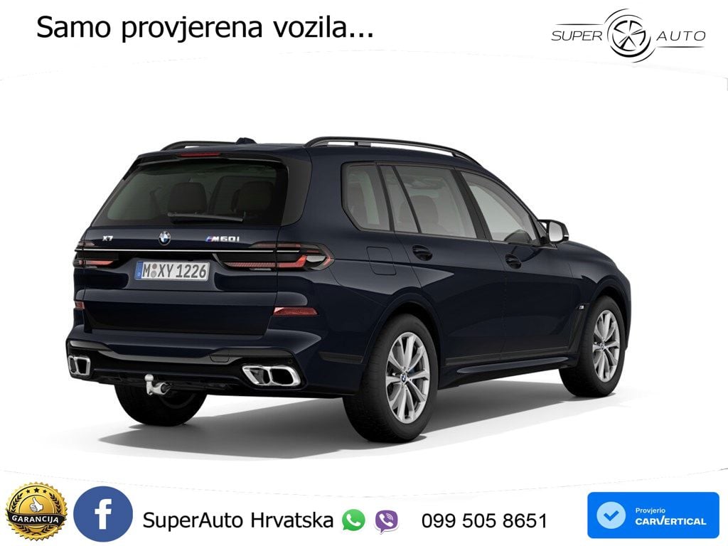 BMW X7 M60i (530 KS) xDrive Steptronic ZRAČNI+ACC+GR SJED+KAM+PANO