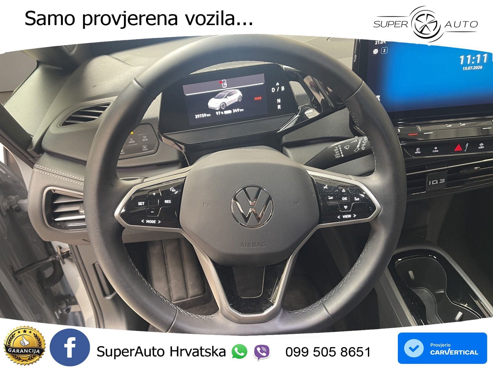 Volkswagen ID.3 Pro 62 kWh (204 KS) LED+ACC