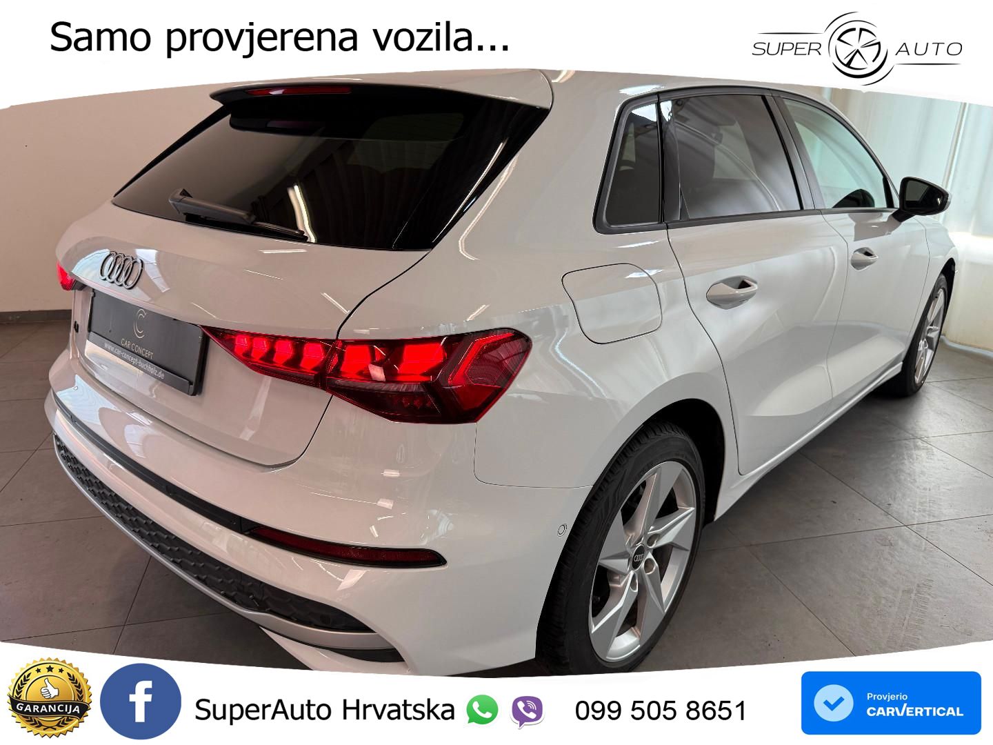 Audi A3 Sportback 30 TFSI (116 KS) Mild Hybrid S tronic LED+GR SJED+ACC