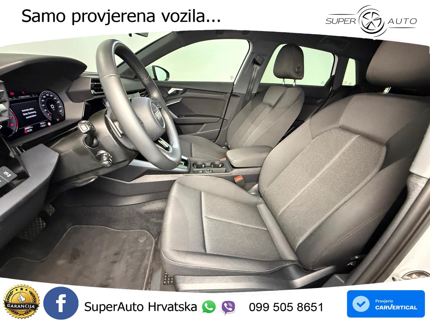 Audi A3 Sportback 30 TFSI (116 KS) Mild Hybrid S tronic LED+GR SJED+ACC