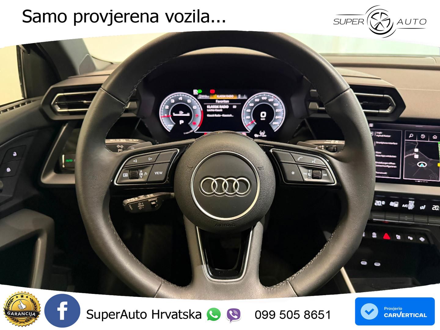 Audi A3 Sportback 30 TFSI (116 KS) Mild Hybrid S tronic LED+GR SJED+ACC
