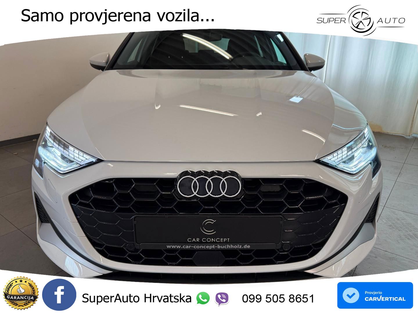 Audi A3 Sportback 30 TFSI (116 KS) Mild Hybrid S tronic LED+GR SJED+ACC