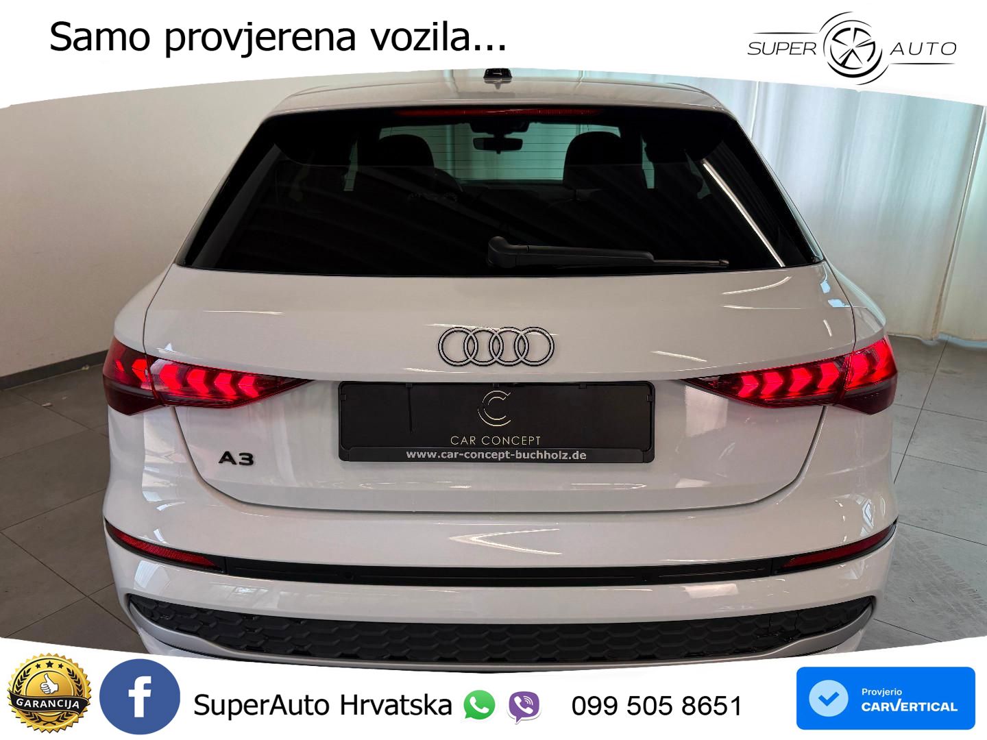Audi A3 Sportback 30 TFSI (116 KS) Mild Hybrid S tronic LED+GR SJED+ACC