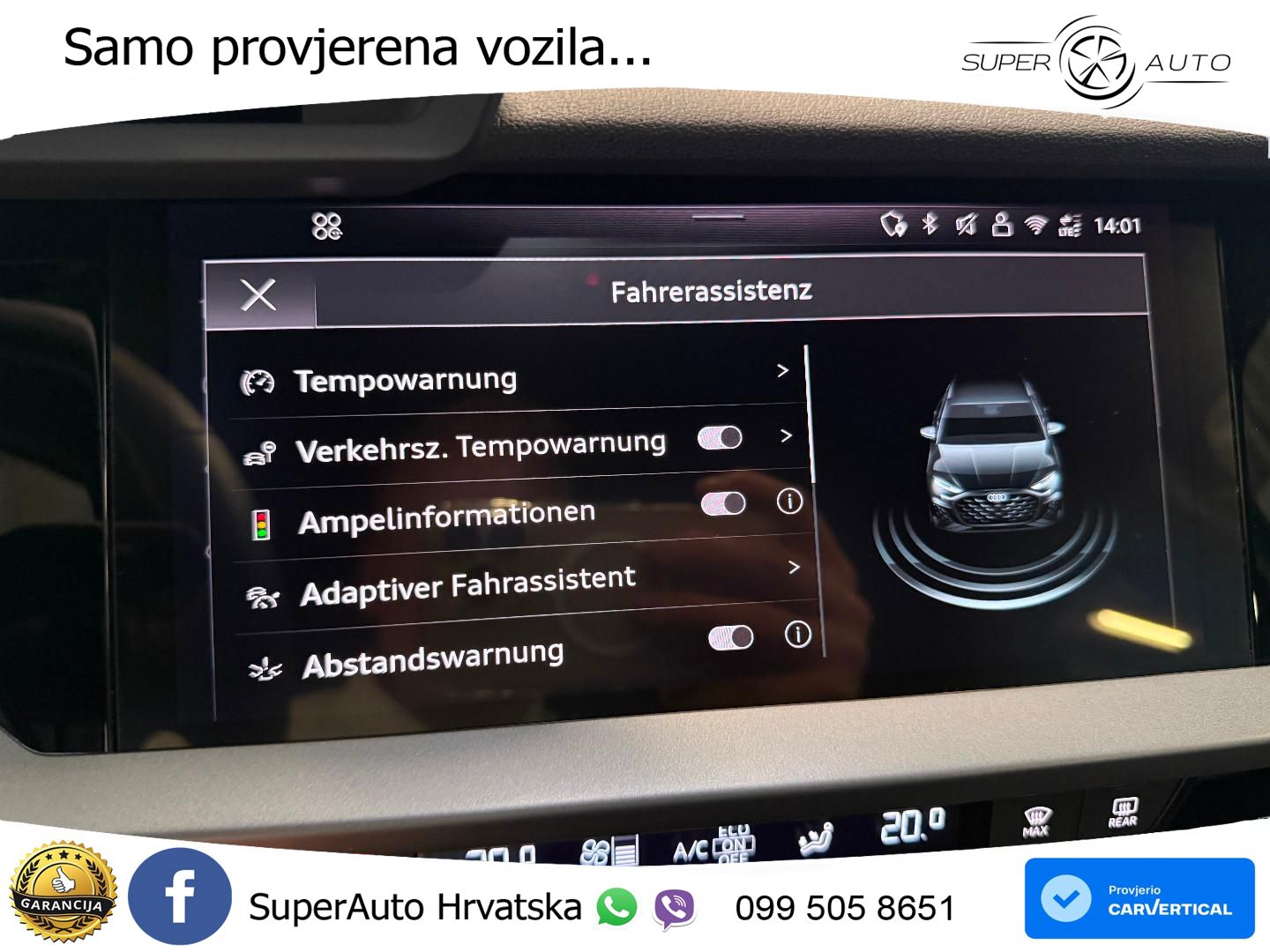 Audi A3 Sportback 30 TFSI (116 KS) Mild Hybrid S tronic LED+GR SJED+ACC