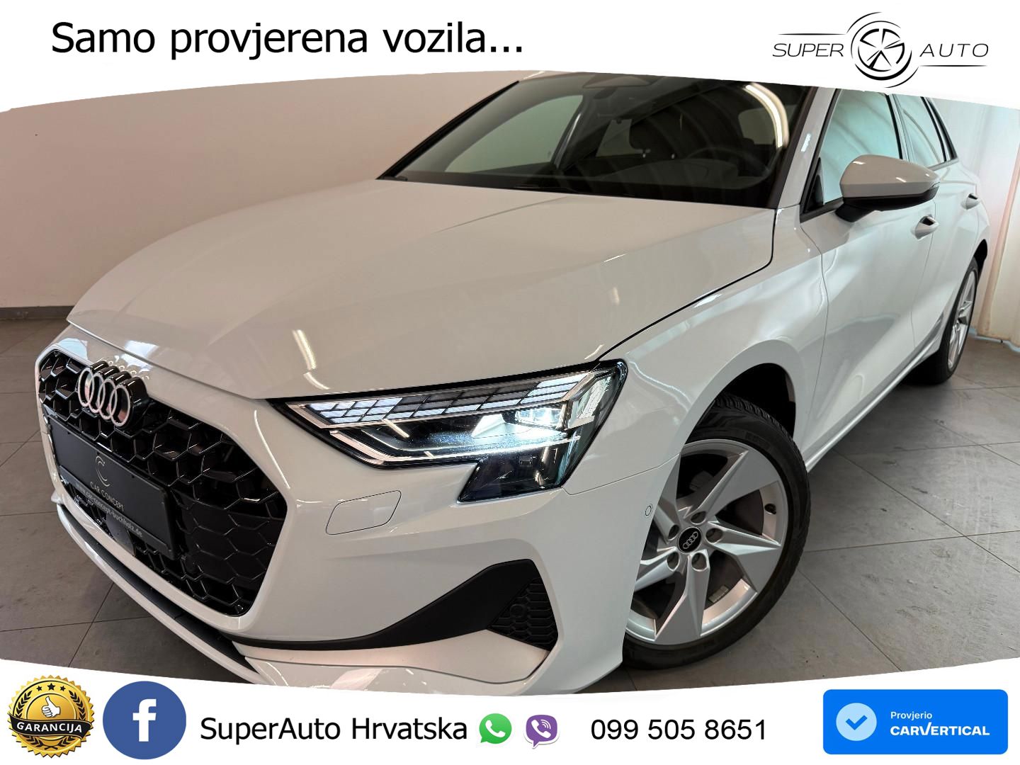 Audi A3 Sportback 30 TFSI (116 KS) Mild Hybrid S tronic LED+GR SJED+ACC