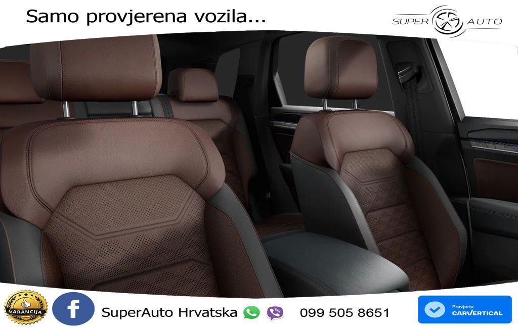 Volkswagen Touareg 3.0 V6 TDI (286 KS) 4MOTION Tiptronic ZRAČNI+ACC+GR SJED+KAM