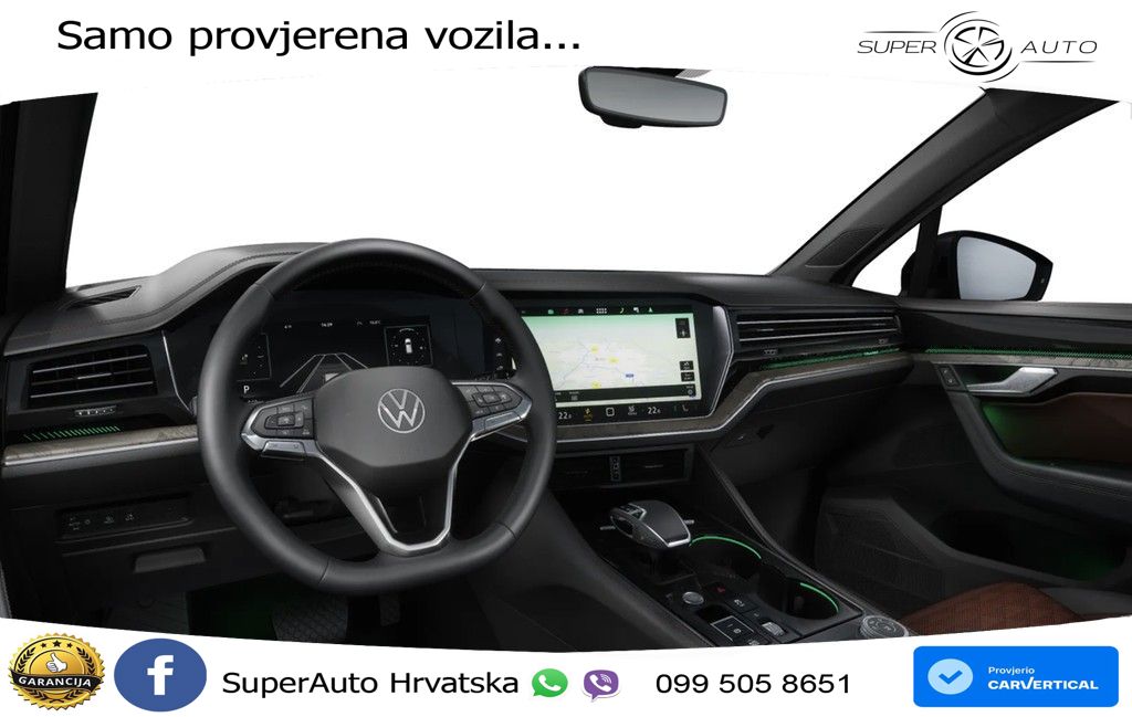 Volkswagen Touareg 3.0 V6 TDI (286 KS) 4MOTION Tiptronic ZRAČNI+ACC+GR SJED+KAM