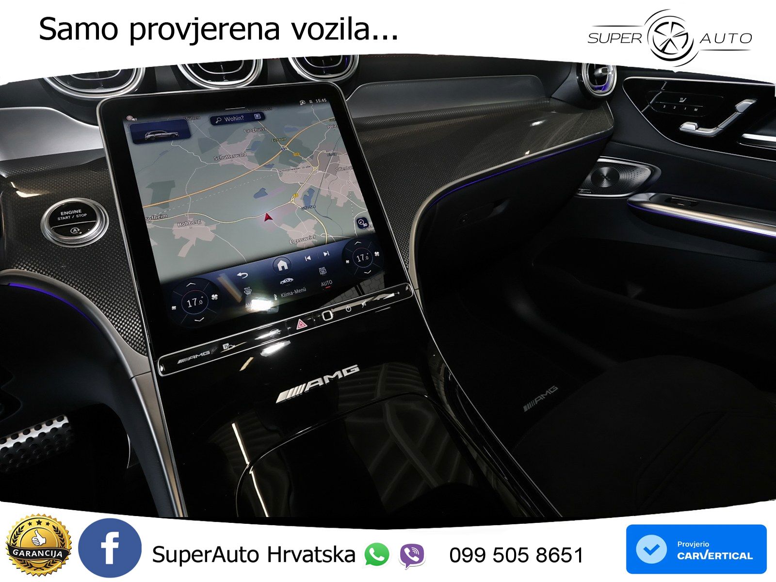 Mercedes AMG GLC 53 (449 KS) 4MATIC+ AMG SPEEDSHIFT TCT 9G ACC+GR SJED+360+PANO