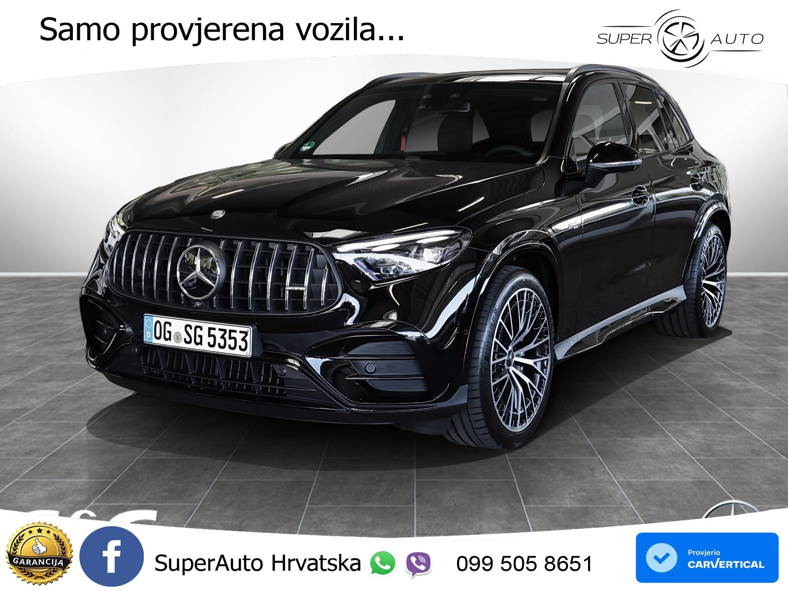 Mercedes AMG GLC 53 (449 KS) 4MATIC+ AMG SPEEDSHIFT TCT 9G ACC+GR SJED+360+PANO