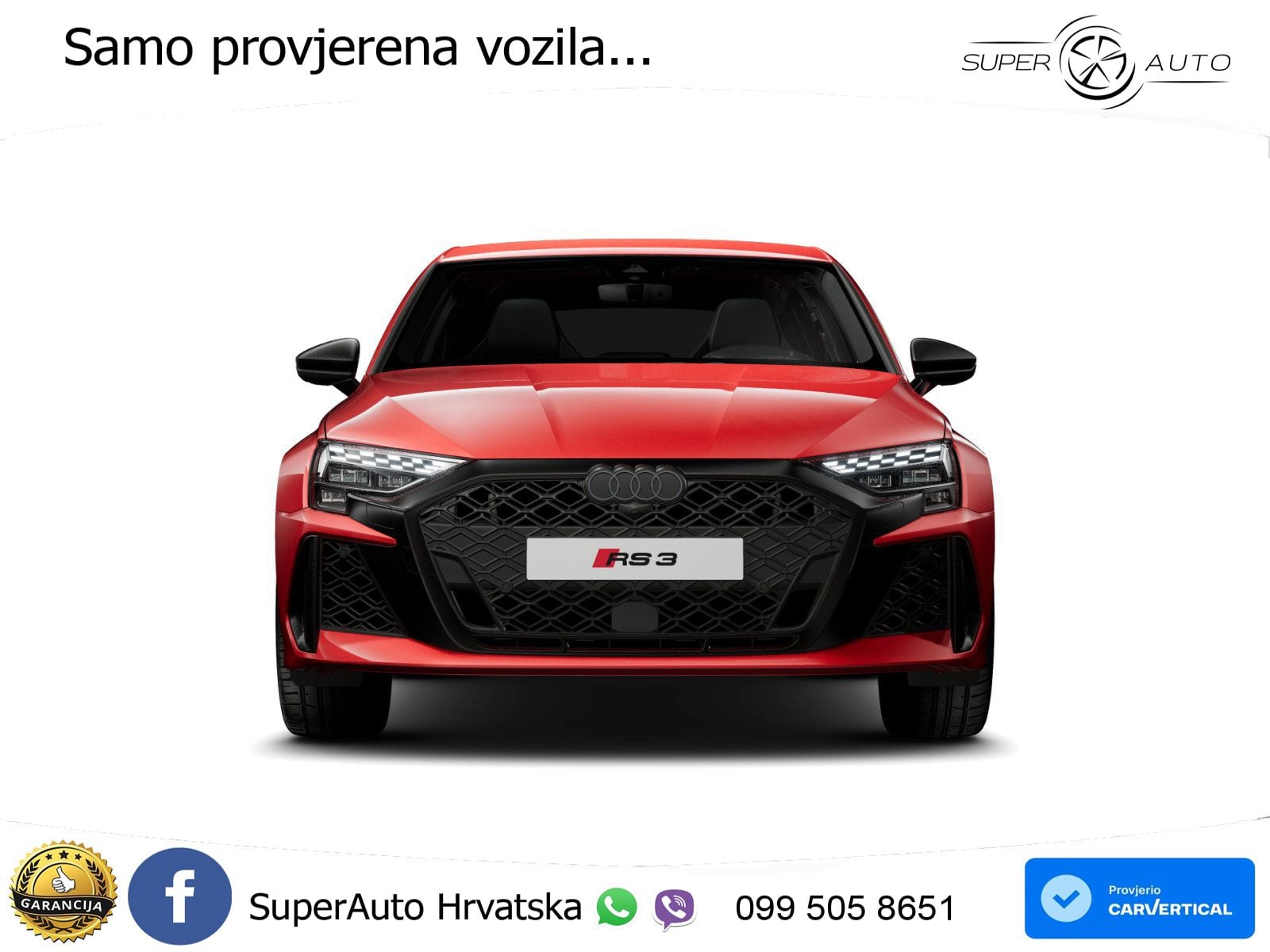 Audi RS3 Sedan 2.5 TFSI (400 KS) quattro S tronic MATRIX+GR SJED+KAM