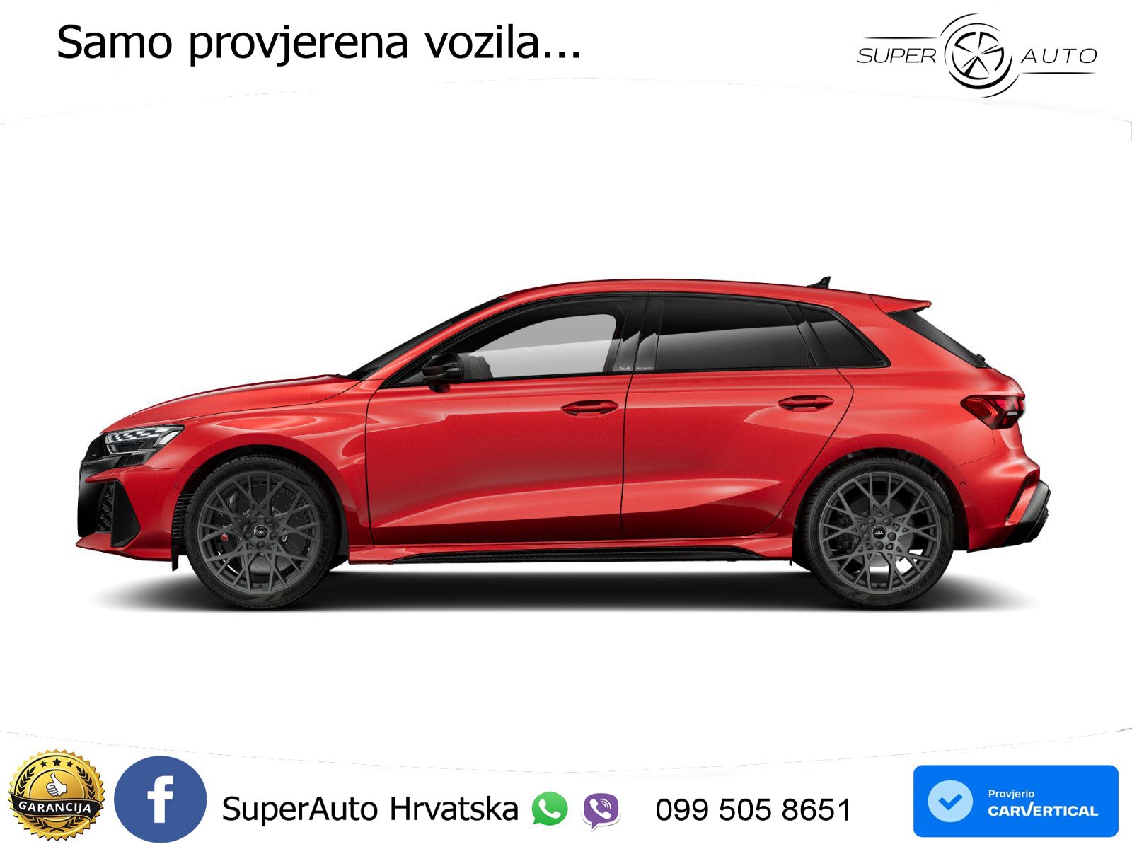 Audi RS3 Sedan 2.5 TFSI (400 KS) quattro S tronic MATRIX+GR SJED+KAM