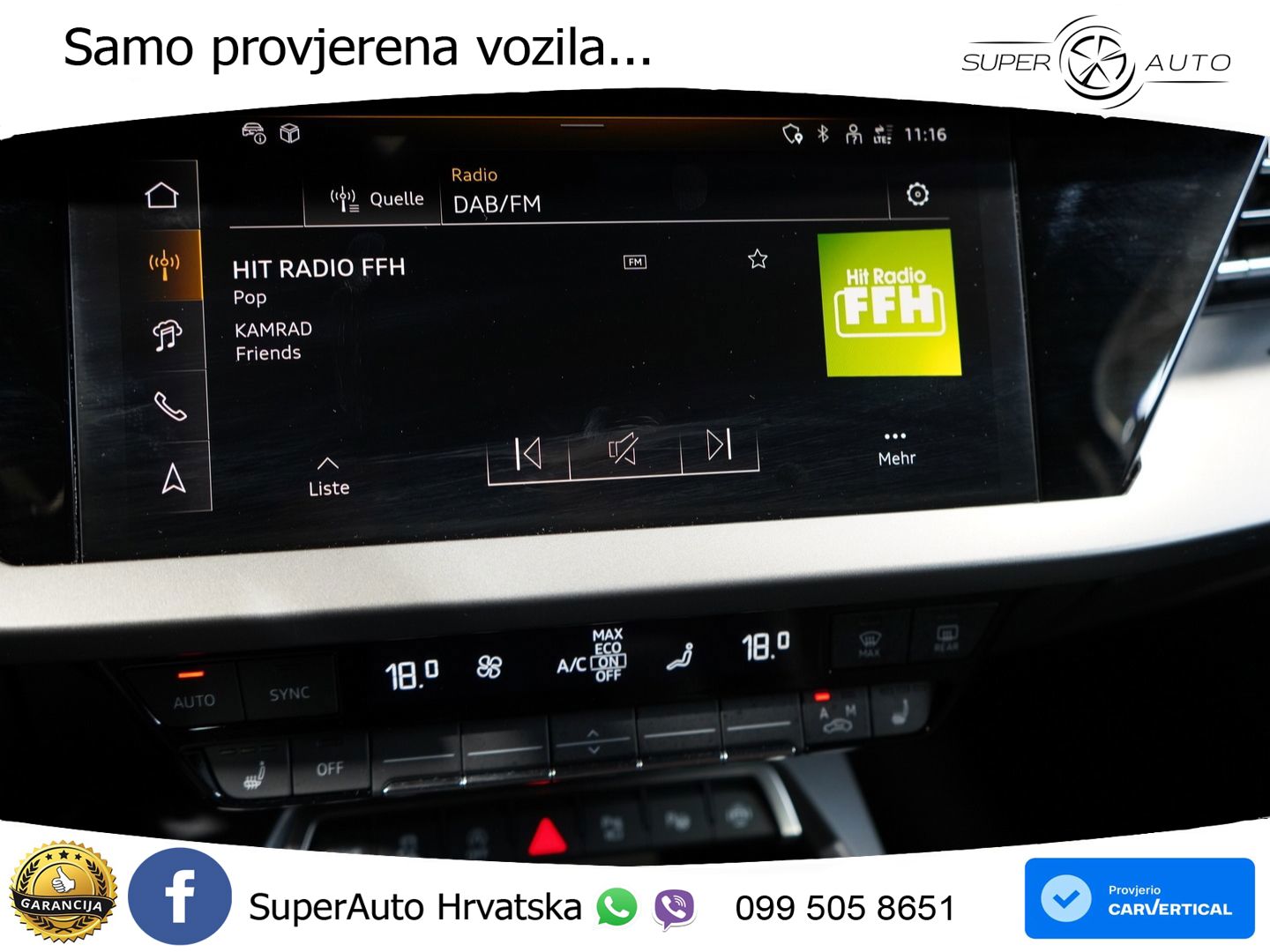 Audi A3 Limuzina 30 TFSI (116 KS) S tronic S line LED+GR SJED+ACC