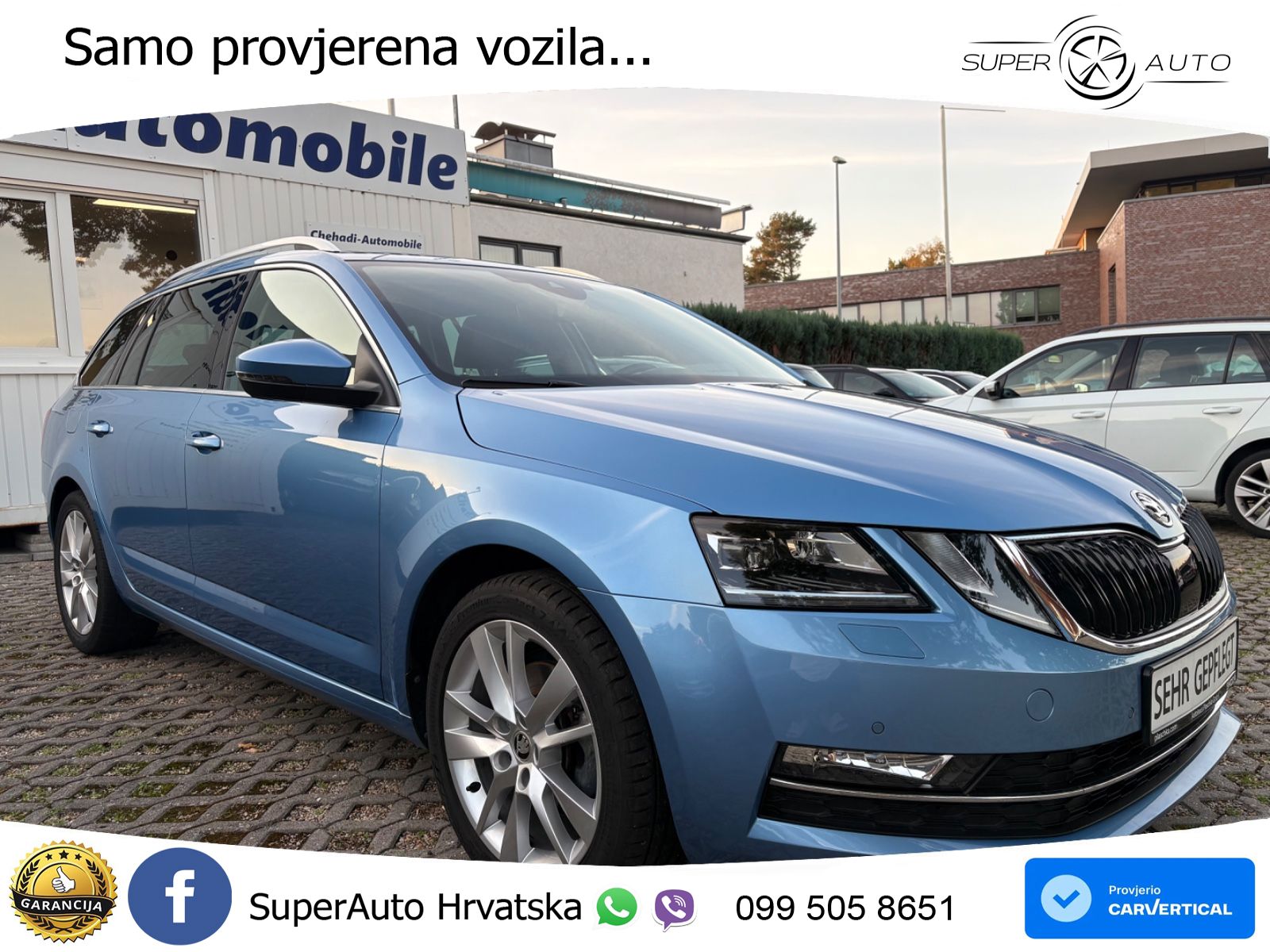Škoda Octavia Combi 2.0 TDI (150 KS) LED+GR SJED+ACC