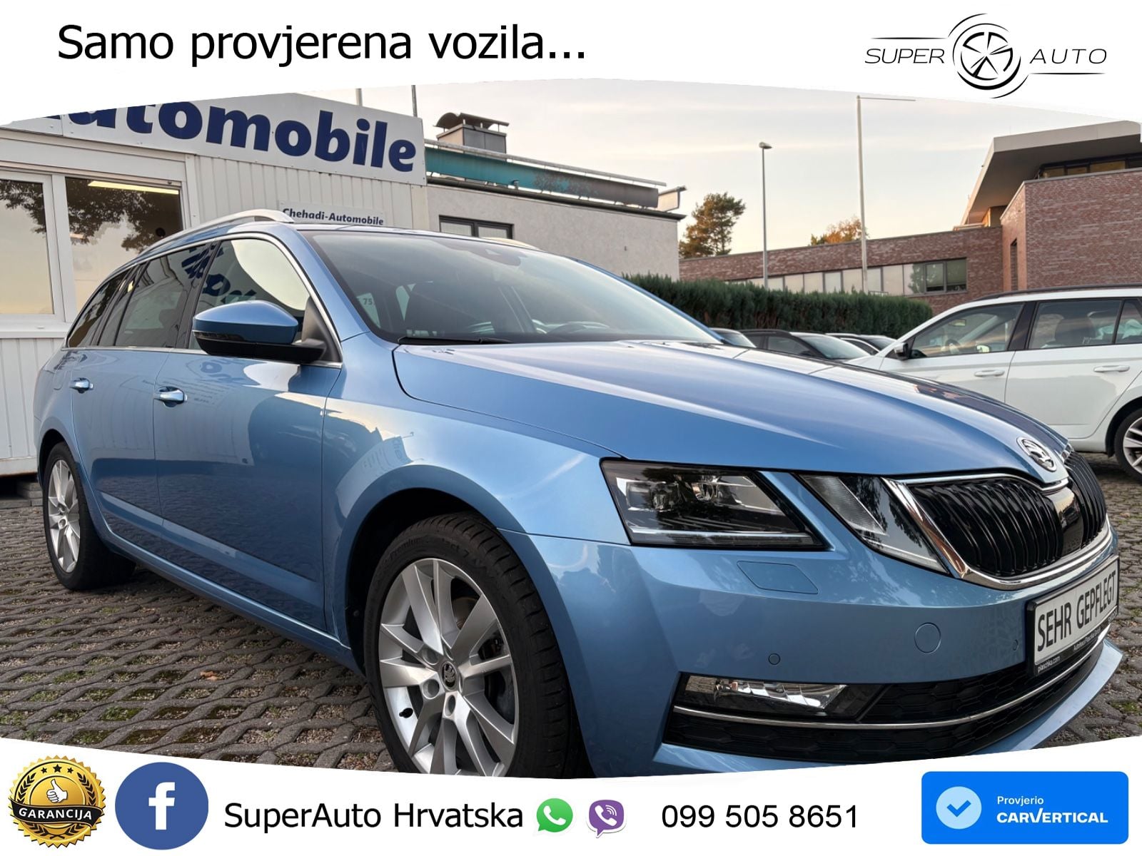 Škoda Octavia Combi 2.0 TDI (150 KS) LED+GR SJED+ACC
