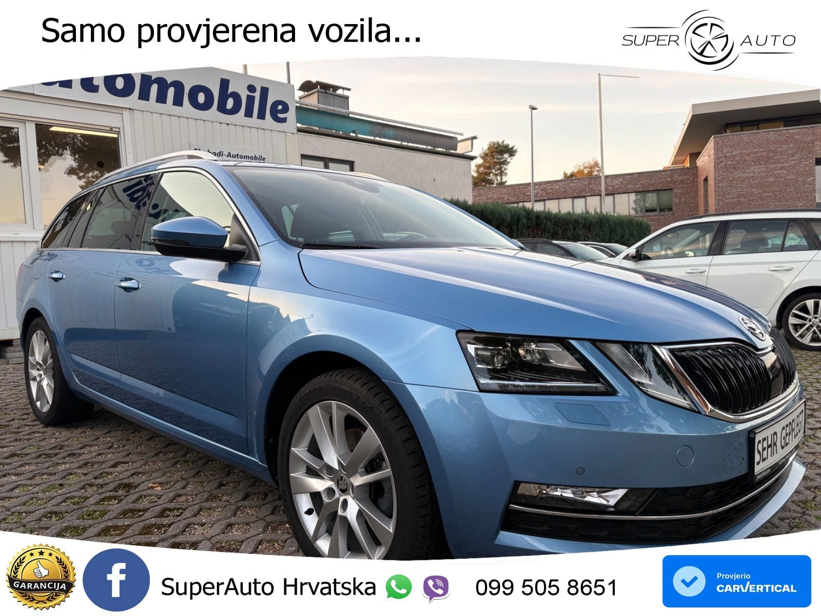 Škoda Octavia Combi 2.0 TDI (150 KS) LED+GR SJED+ACC