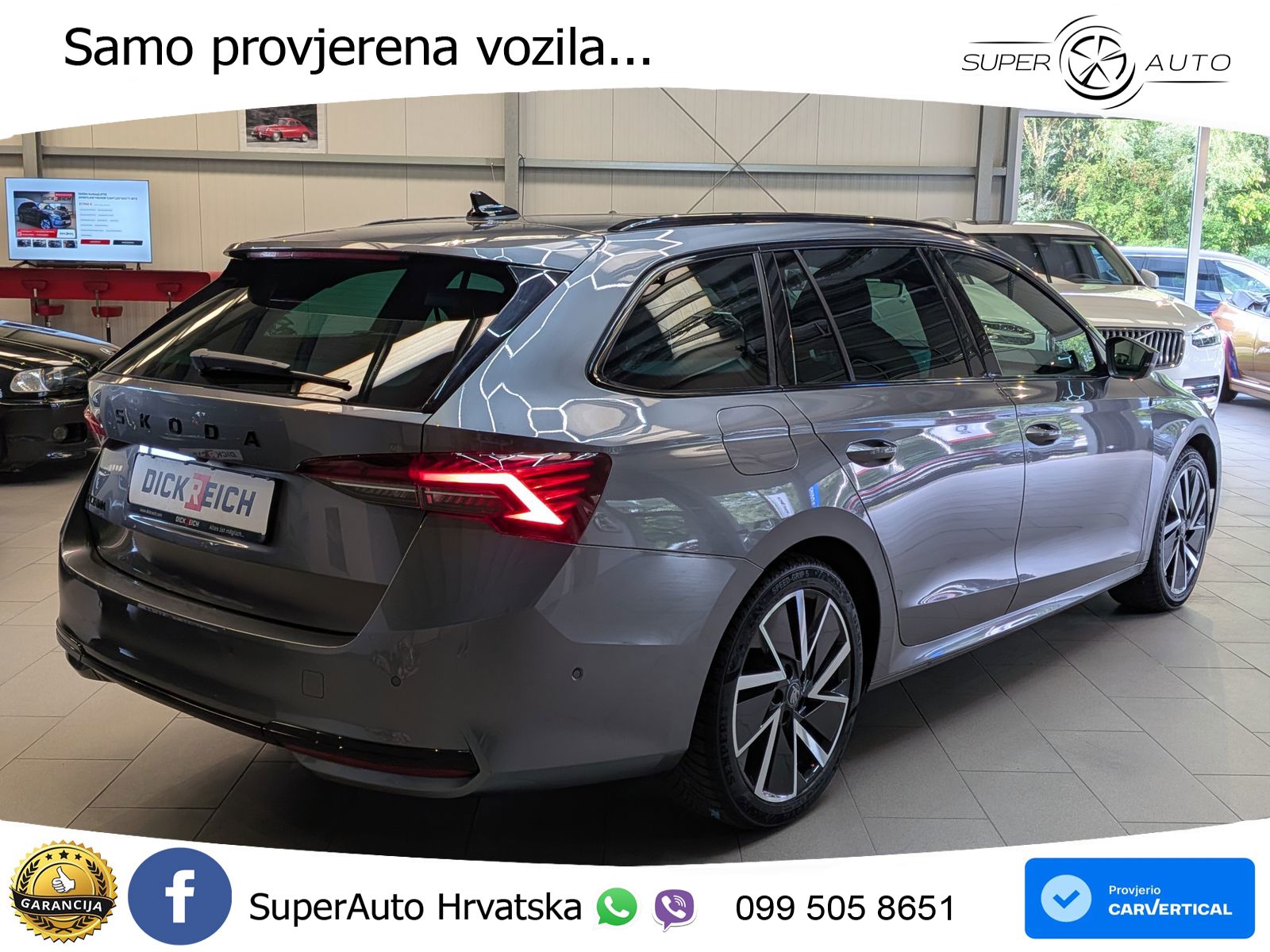 Škoda Octavia Combi 1.5 TSI (150 KS) DSG SportLine LED+GR SJED+ACC