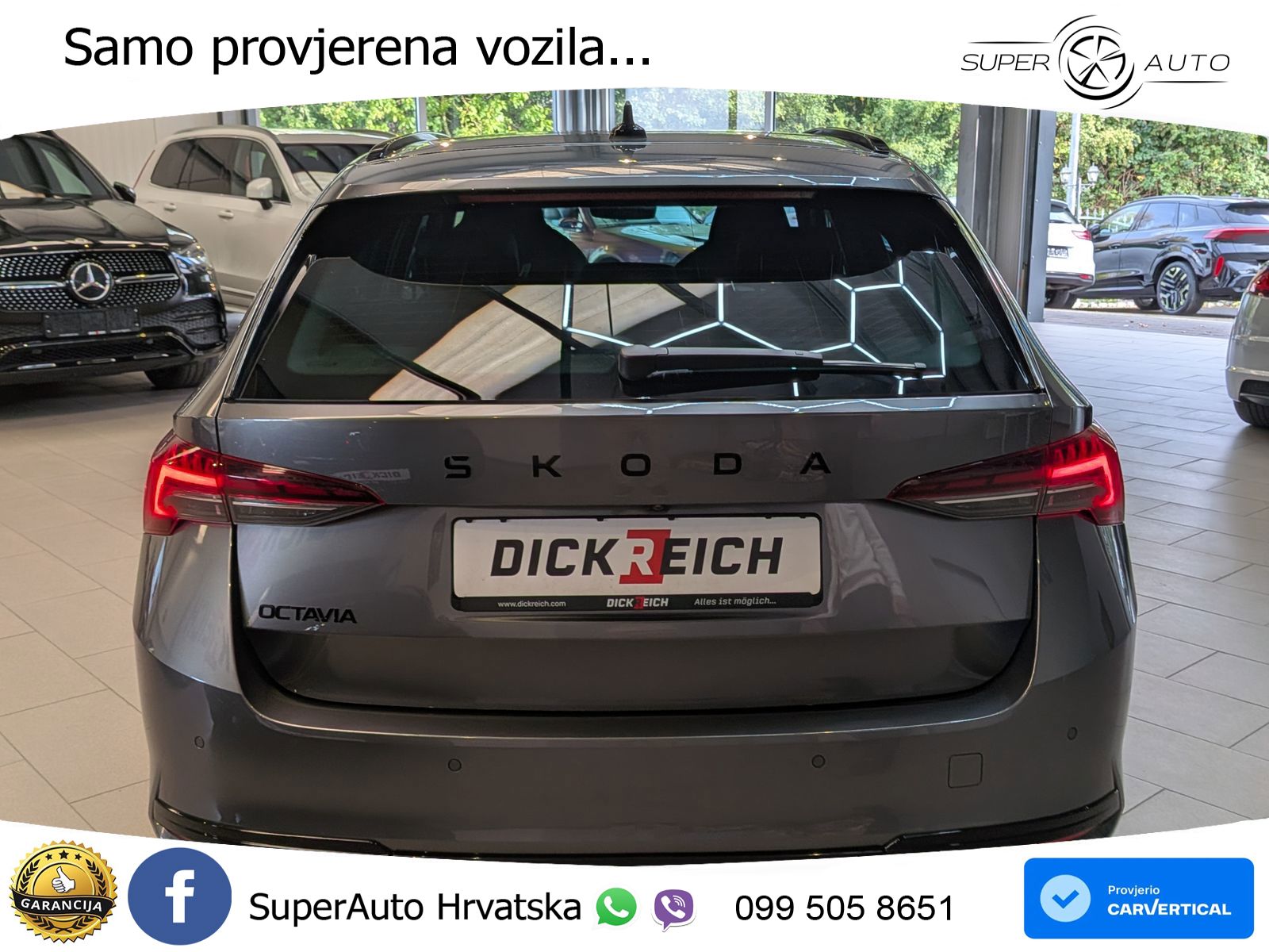 Škoda Octavia Combi 1.5 TSI (150 KS) DSG SportLine LED+GR SJED+ACC