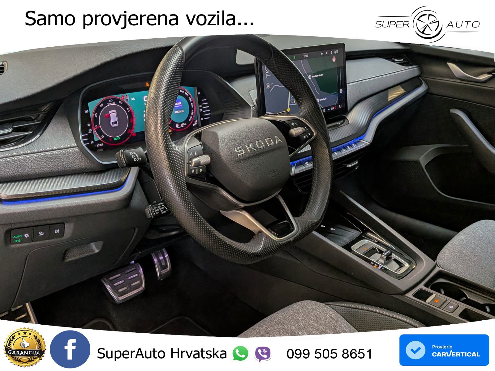 Škoda Octavia Combi 1.5 TSI (150 KS) DSG SportLine LED+GR SJED+ACC