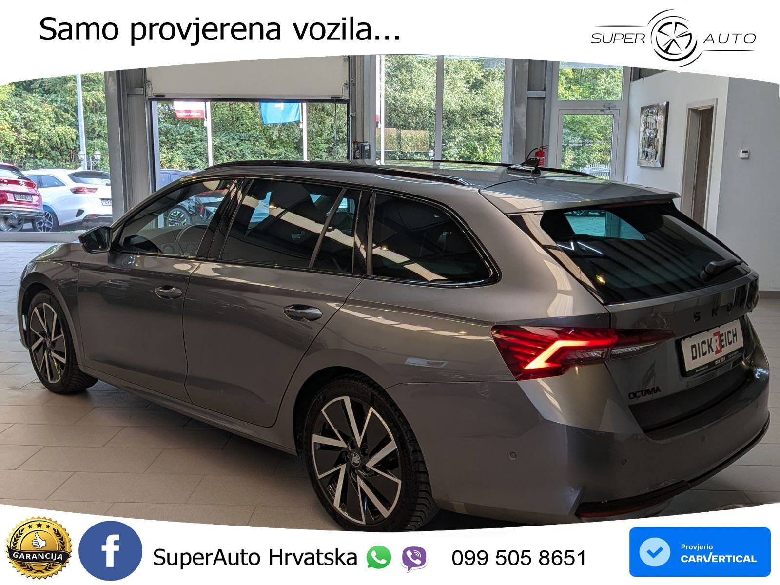 Škoda Octavia Combi 1.5 TSI (150 KS) DSG SportLine LED+GR SJED+ACC