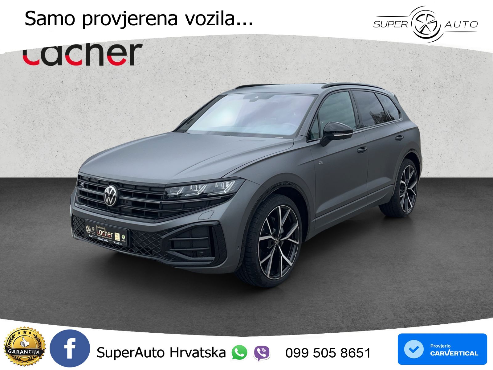 Volkswagen Touareg 3.0 V6 TDI (286 KS) 4MOTION Tiptronic ZRAČNI+ACC+4xGR SJED+KAM