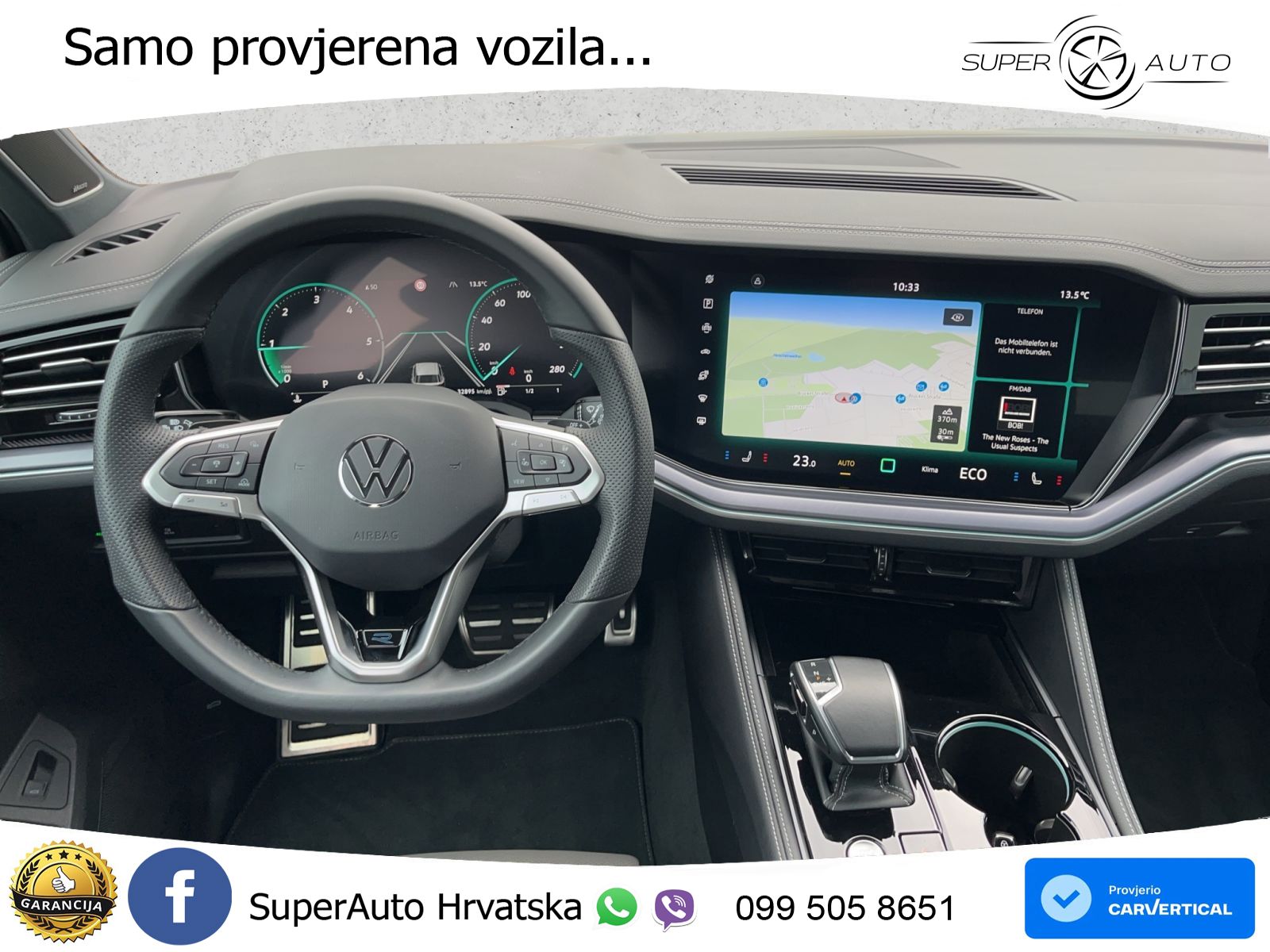 Volkswagen Touareg 3.0 V6 TDI (286 KS) 4MOTION Tiptronic ZRAČNI+ACC+4xGR SJED+KAM