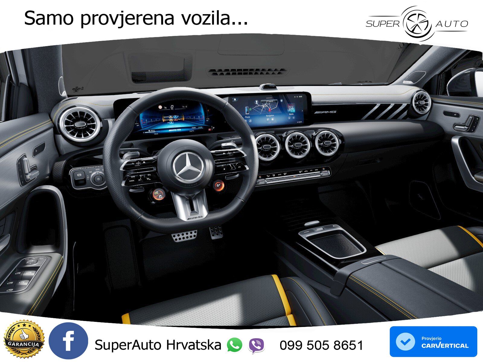 Mercedes-Benz AMG A 45 S 4MATIC+ AMG SPEEDSHIFT DCT 8G ACC+HEAD+GR SJED+360+PANO