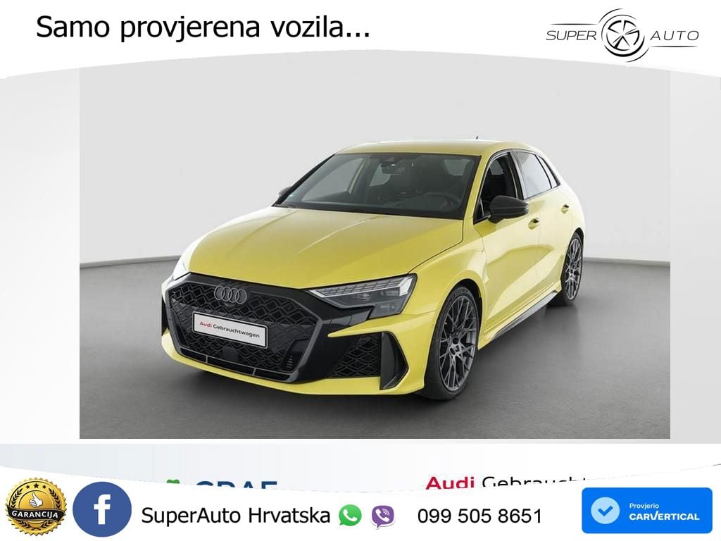 Audi RS3 Sedan 2.5 TFSI (400 KS) quattro S tronic MATRIX+GR SJED+KAM