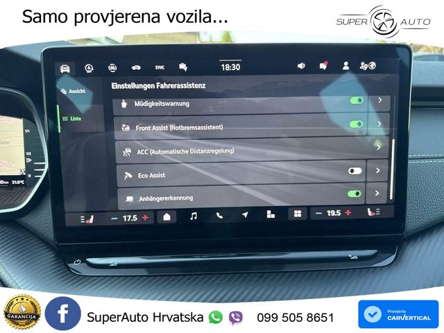 Škoda Octavia Combi 1.5 TSI (150 KS) DSG SportLine ACC+HEAD+GR SJED+360+PANO